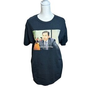 The Office Men's T-Shirt Michael Scott That's What She Said Black Size M